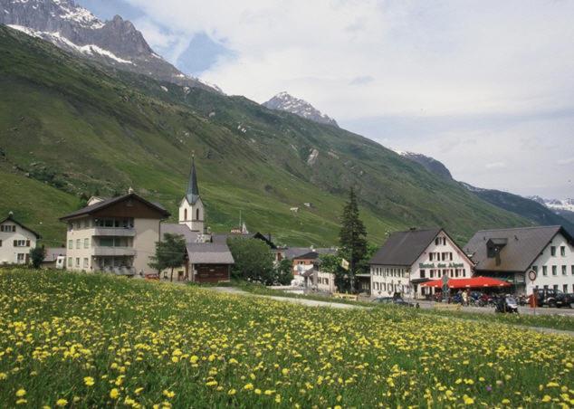 Hotel Des Alpes Realp Bagian luar foto